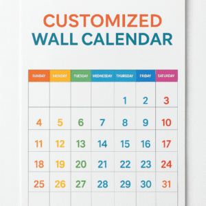 customize wall calendar – 7 leaf