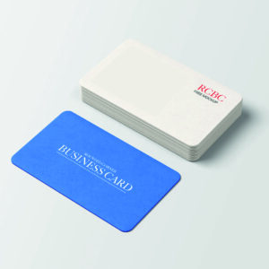 round visiting card