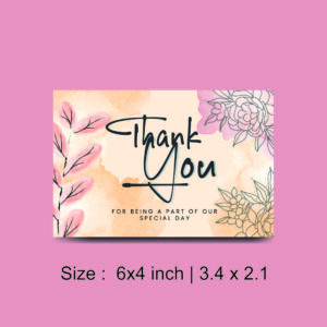 thankyou card