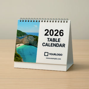 customized table calendar printing – 7 leaf